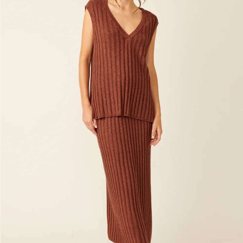 Free People Veda Knit Set.